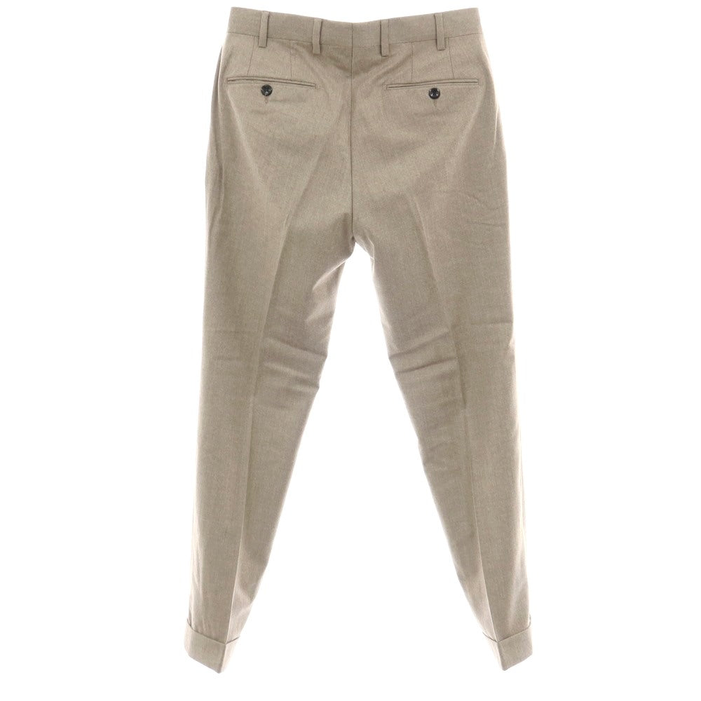 【中古】ジェルマーノ GERMANO ウール TOKYO FIT ドレススラックスパンツ グレージュ【サイズ44】【 状態ランクA 】【 メンズ 】