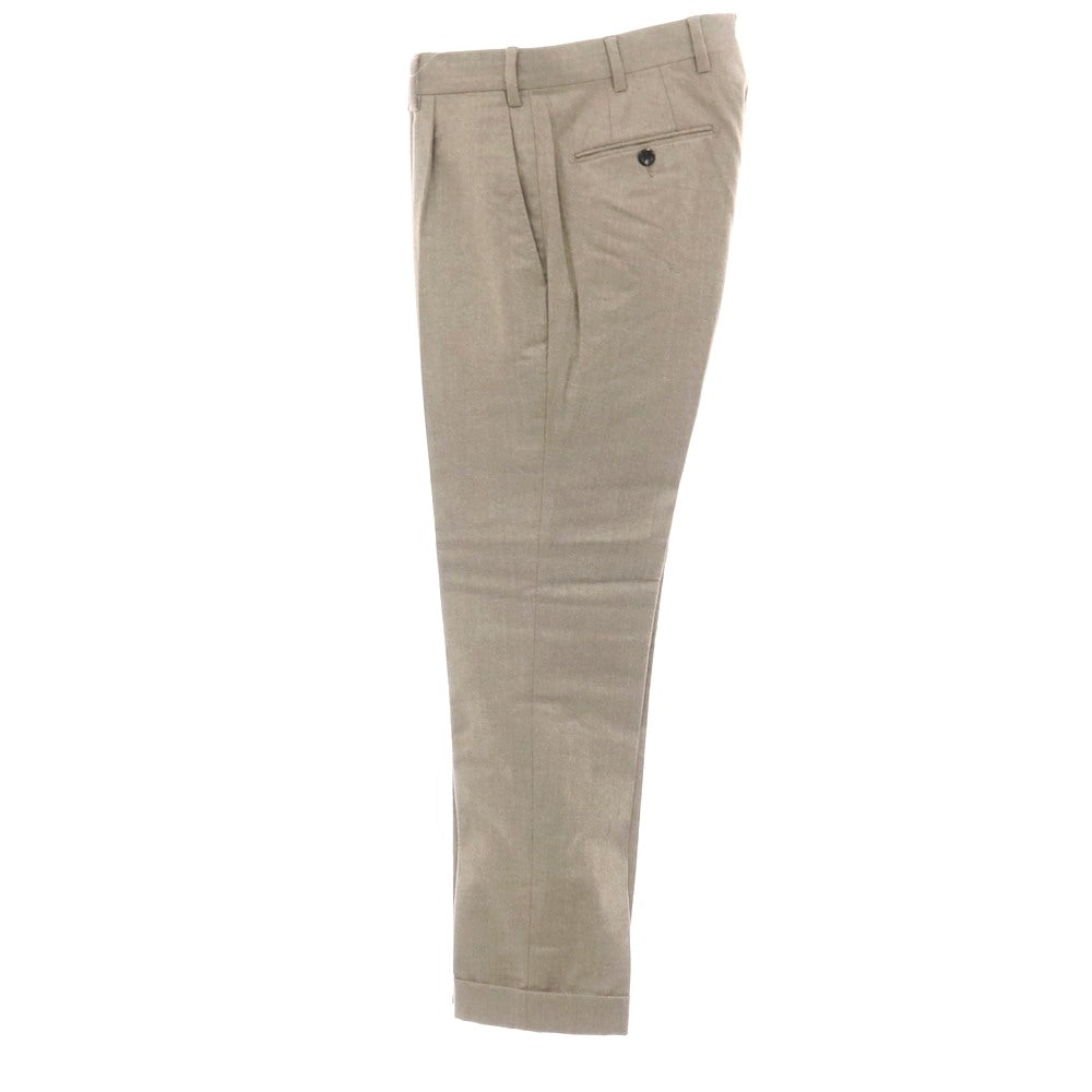 【中古】ジェルマーノ GERMANO ウール TOKYO FIT ドレススラックスパンツ グレージュ【サイズ44】【 状態ランクA 】【 メンズ 】