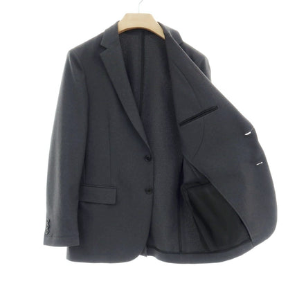 【中古】ア デイ イン ザ ライフ ユナイテッドアローズ a day in the life united arrows ポリエステル 2B カジュアルジャケット ダークグレー【サイズL】【 状態ランクA 】【 メンズ 】