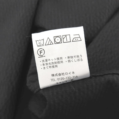 【中古】ユニバーサルランゲージ UNIVERSAL LANGUAGE ポリエステルコットン サッカー 隠しボタンダウン 半袖シャツ ブラック【サイズL】【 状態ランクB 】【 メンズ 】