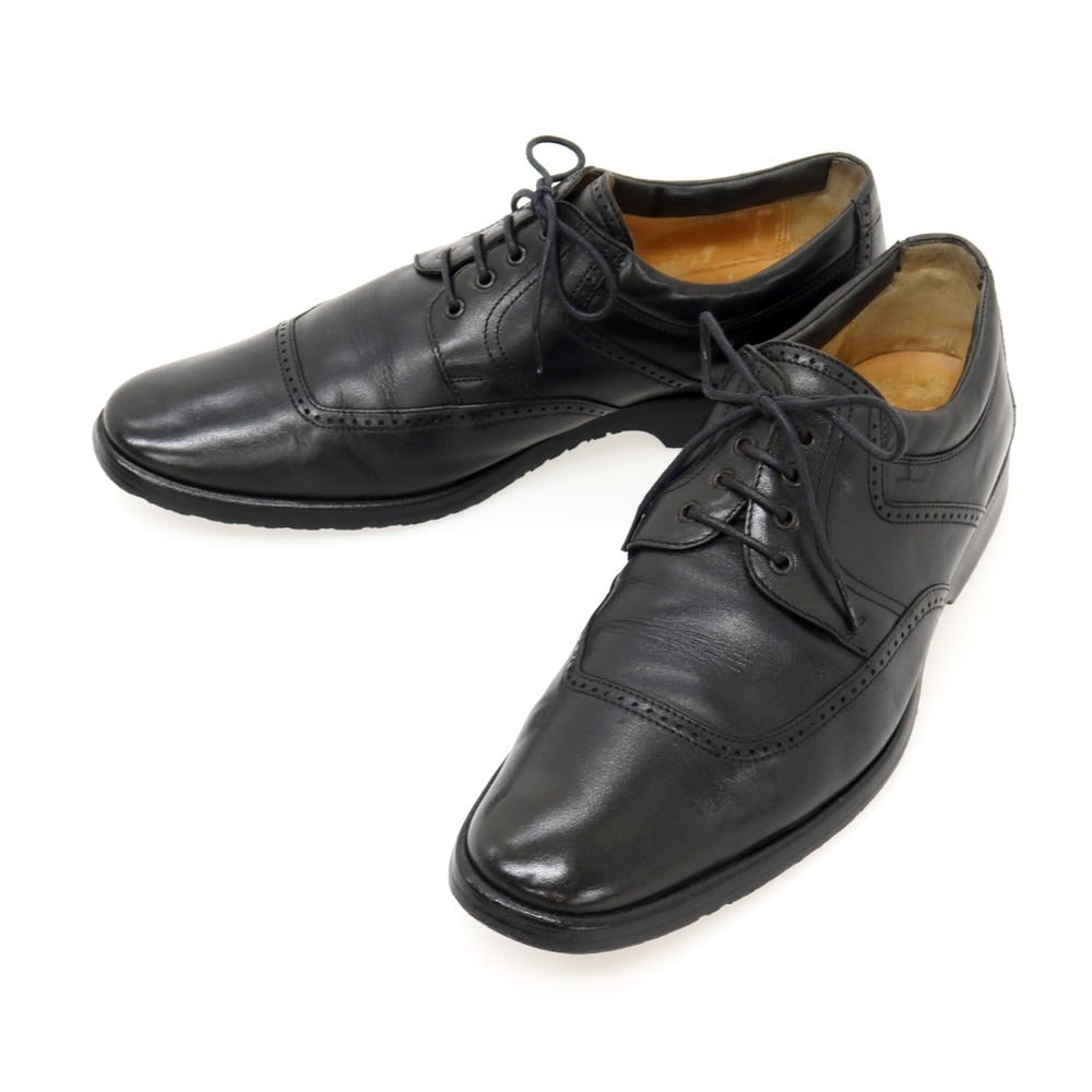 【中古】エルメス HERMES レザー ドレスシューズ ブラック【サイズ40】【 状態ランクD 】【 メンズ 】