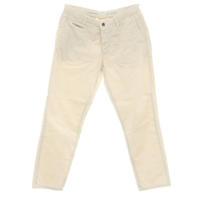 【中古】アザブテーラー azabu tailor R&amp;BLUES コットンポリウレタン カジュアルスラックスパンツ ライトベージュ【サイズ48】【 状態ランクC 】【 メンズ 】