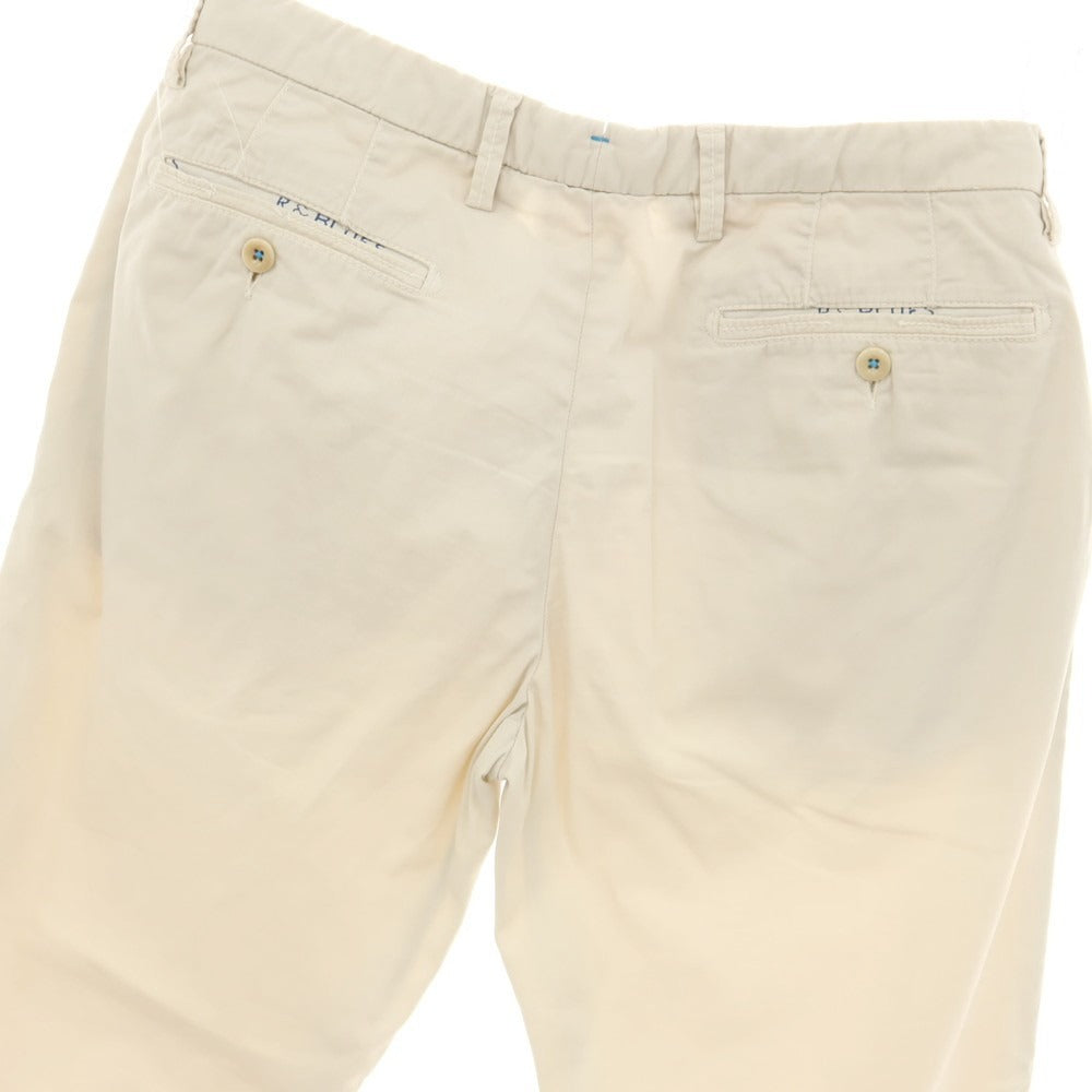 【中古】アザブテーラー azabu tailor R&amp;BLUES コットンポリウレタン カジュアルスラックスパンツ ライトベージュ【サイズ48】【 状態ランクC 】【 メンズ 】