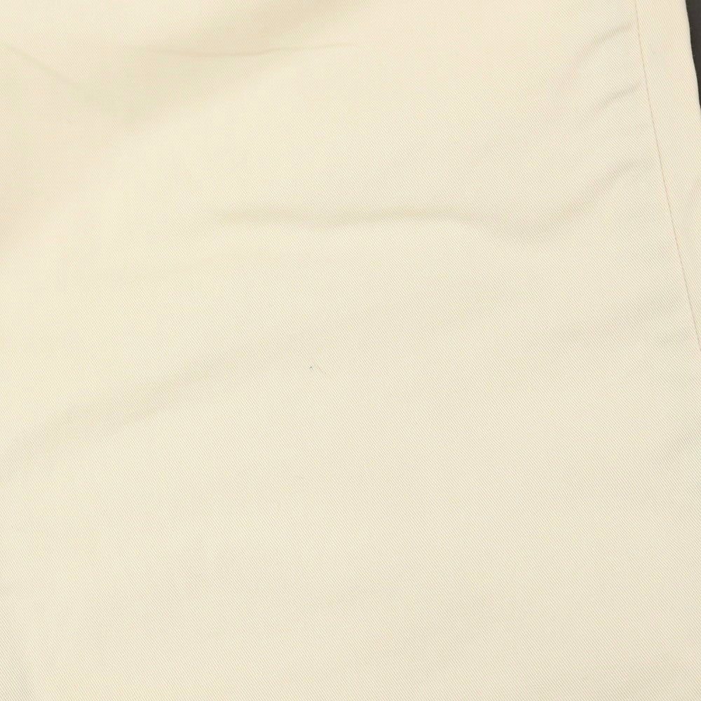 【中古】アザブテーラー azabu tailor R&amp;BLUES コットンポリウレタン カジュアルスラックスパンツ ライトベージュ【サイズ48】【 状態ランクC 】【 メンズ 】