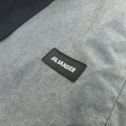 【中古】ジルサンダー JIL SANDER コットンポリウレタン ステンカラーコート ネイビー【サイズ50】【 状態ランクC 】【 メンズ 】
