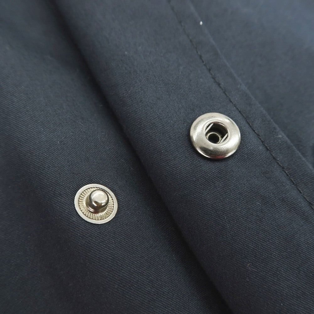 【中古】ジルサンダー JIL SANDER コットンポリウレタン ステンカラーコート ネイビー【サイズ50】【 状態ランクC 】【 メンズ 】