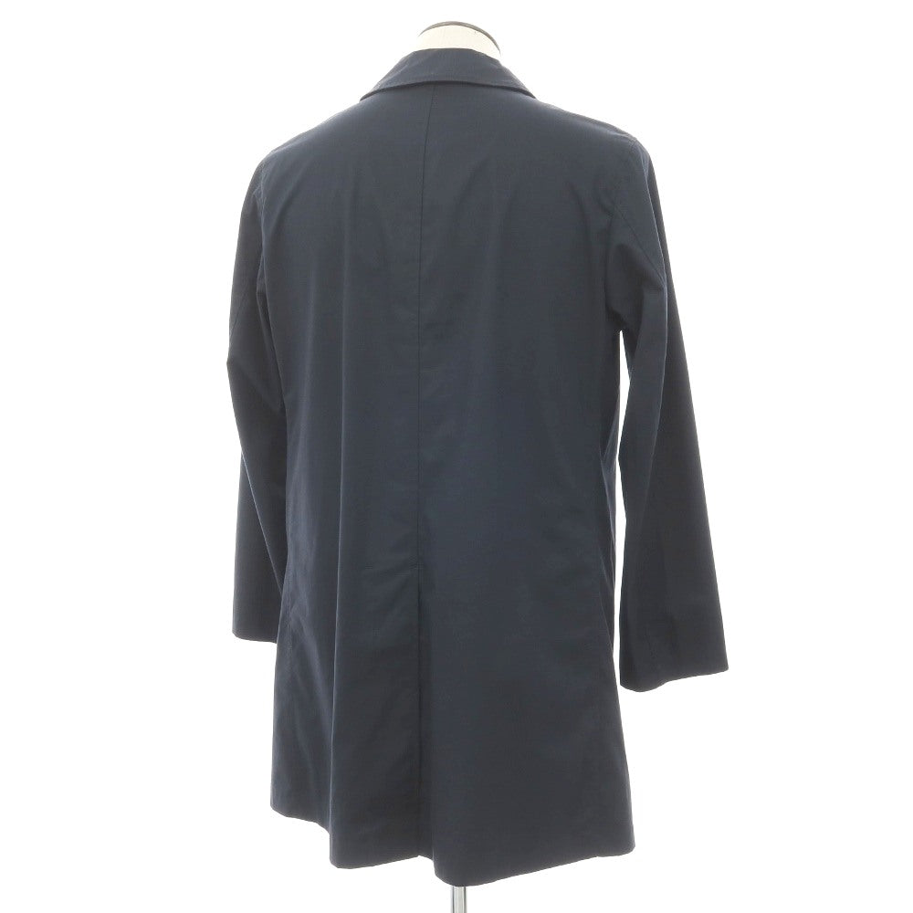 【中古】ジルサンダー JIL SANDER コットンポリウレタン ステンカラーコート ネイビー【サイズ50】【 状態ランクC 】【 メンズ 】