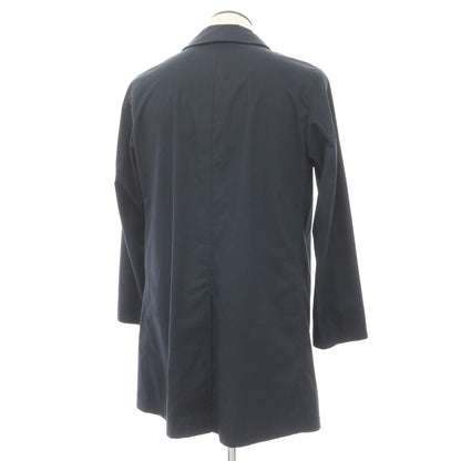 【中古】ジルサンダー JIL SANDER コットンポリウレタン ステンカラーコート ネイビー【サイズ50】【 状態ランクC 】【 メンズ 】
