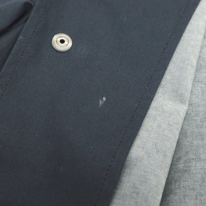 【中古】ジルサンダー JIL SANDER コットンポリウレタン ステンカラーコート ネイビー【サイズ50】【 状態ランクC 】【 メンズ 】