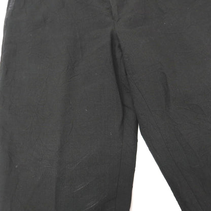 【中古】イッセイミヤケ メン ISSEY MIYAKE MEN シワ加工 リネンウールキュプラ 3つボタンスーツ セットアップ ブラック【サイズ2】【 状態ランクC 】【 メンズ 】