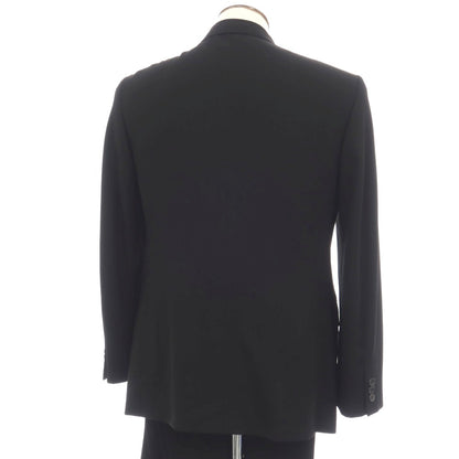 【中古】イッセイミヤケ メン ISSEY MIYAKE MEN ウール 2つボタンスーツ ブラック【サイズ3】【 状態ランクC 】【 メンズ 】