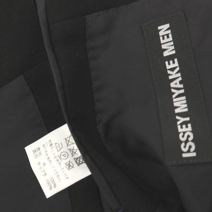 【中古】イッセイミヤケ メン ISSEY MIYAKE MEN ウール 2つボタンスーツ ブラック【サイズ3】【 状態ランクC 】【 メンズ 】
