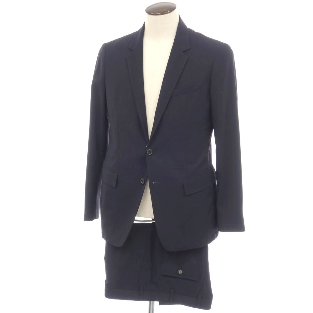 【中古】ウーヨンミ WOOYOUNGMI ウール 2つボタンスーツ ネイビー【サイズ50】【 状態ランクC 】【 メンズ 】