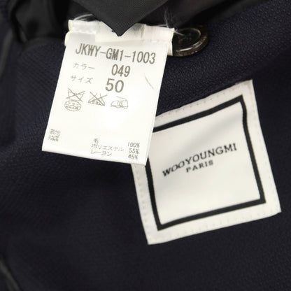【中古】ウーヨンミ WOOYOUNGMI ウール 2つボタンスーツ ネイビー【サイズ50】【 状態ランクC 】【 メンズ 】