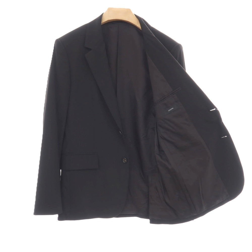 【中古】ジョゼフ JOSEPH ウールナイロンポリウレタン 2つボタンスーツ ブラック【サイズ50】【 状態ランクB 】【 メンズ 】