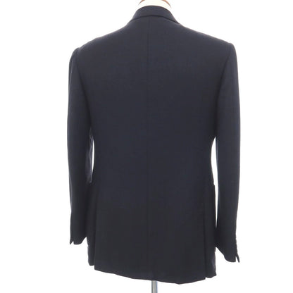 【中古】キートン Kiton カシミヤ 2つボタン テーラードジャケット ネイビー【サイズ48 DropR7】【 状態ランクC 】【 メンズ 】