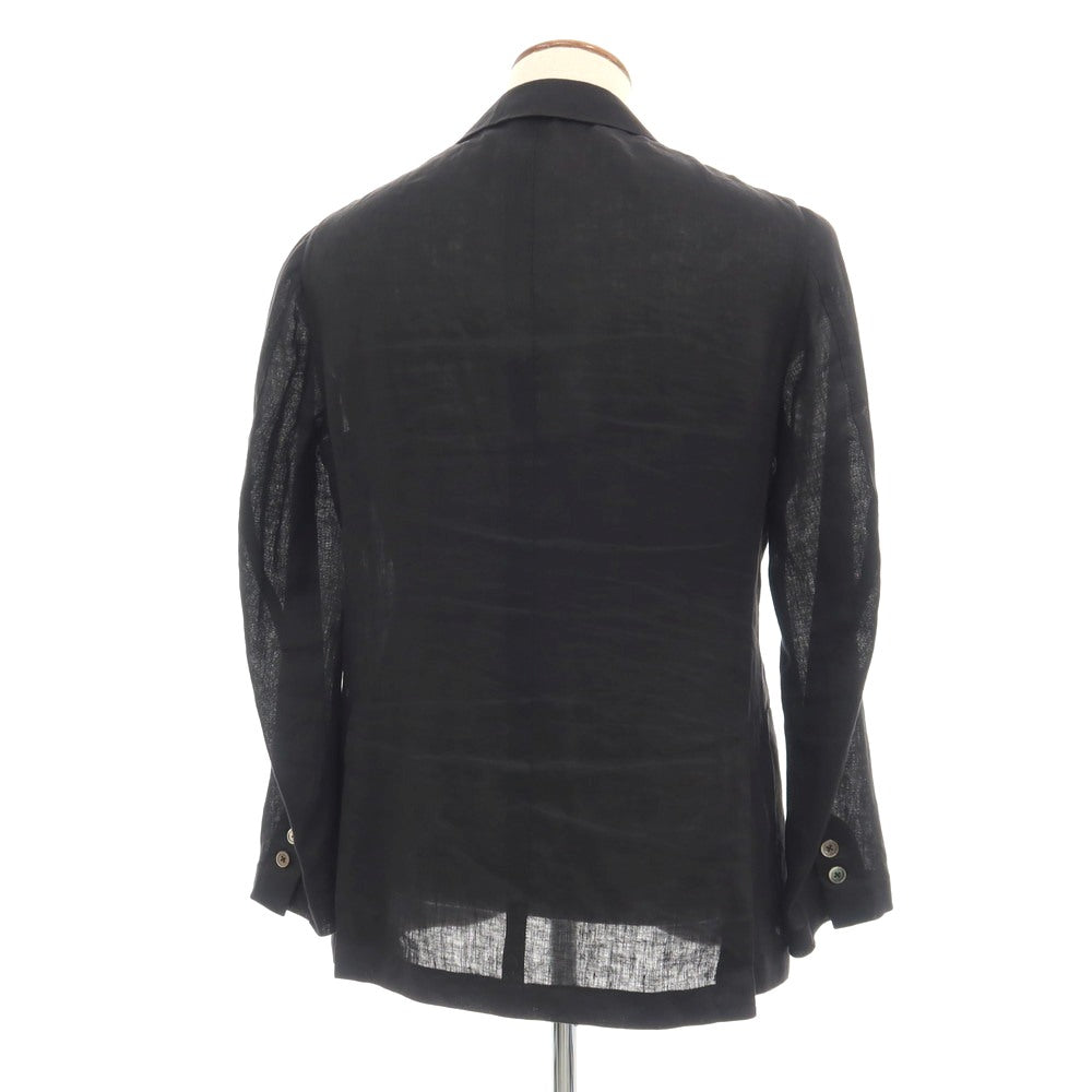 【中古】ブリッラ ペル イル グスト Brilla per il gusto リネン 3B カジュアルジャケット ブラック【サイズ48】【 状態ランクB 】【 メンズ 】