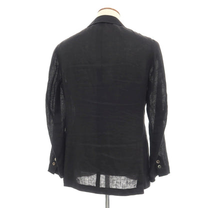 【中古】ブリッラ ペル イル グスト Brilla per il gusto リネン 3B カジュアルジャケット ブラック【サイズ48】【 状態ランクB 】【 メンズ 】