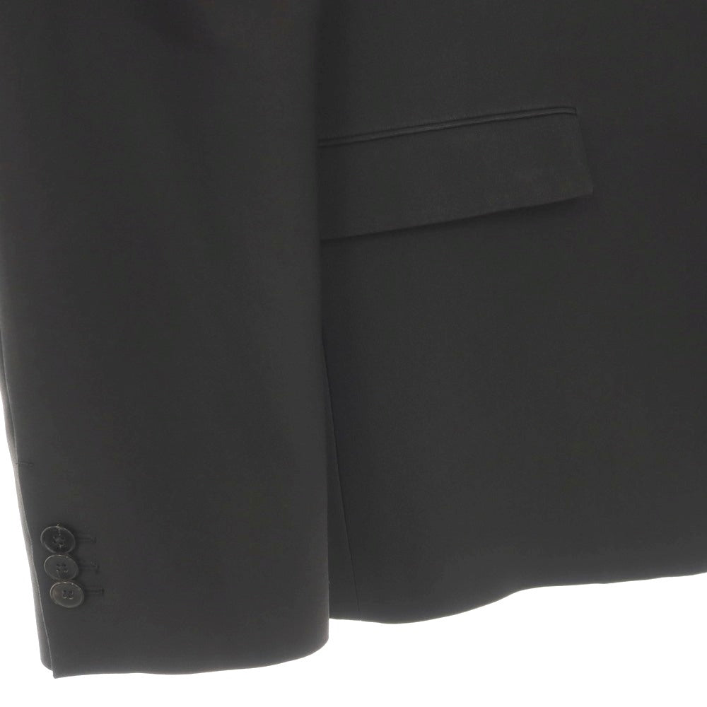 【中古】ジルサンダー JIL SANDER ナイロンシルク 2B テーラードジャケット ブラック【サイズ48】【 状態ランクC 】【 メンズ 】