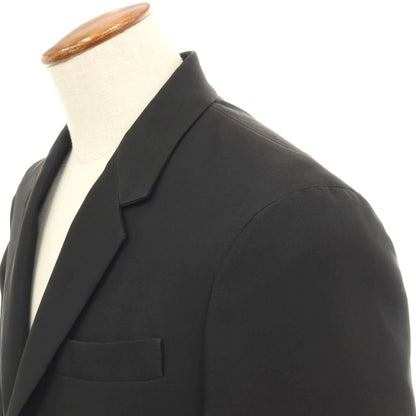 【中古】ジルサンダー JIL SANDER ナイロンシルク 2B テーラードジャケット ブラック【サイズ48】【 状態ランクC 】【 メンズ 】