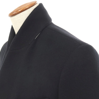 【中古】ウーヨンミ WOOYOUNGMI ウールコットン 2つボタン ノーカラージャケット ブラック【サイズ48】【 状態ランクB 】【 メンズ 】