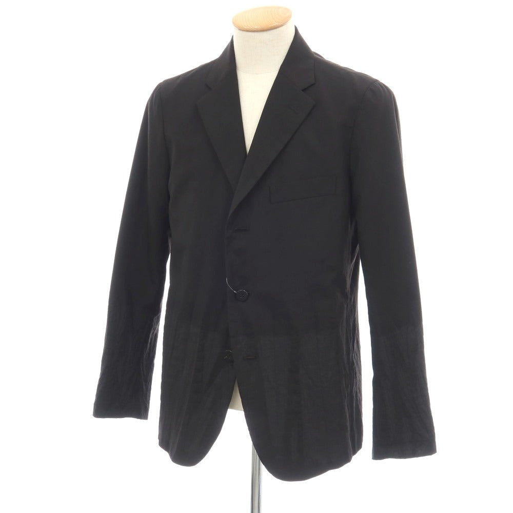 【中古】イッセイミヤケ メン ISSEY MIYAKE MEN ウール 3B カジュアルジャケット ブラック【サイズ1】【 状態ランクB 】【 メンズ 】