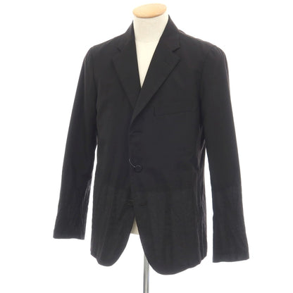 【中古】イッセイミヤケ メン ISSEY MIYAKE MEN ウール 3B カジュアルジャケット ブラック【サイズ1】【 状態ランクB 】【 メンズ 】