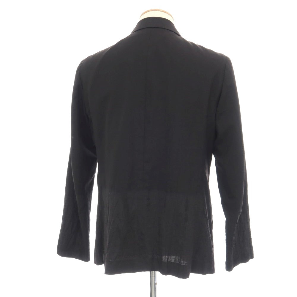 【中古】イッセイミヤケ メン ISSEY MIYAKE MEN ウール 3B カジュアルジャケット ブラック【サイズ1】【 状態ランクB 】【 メンズ 】