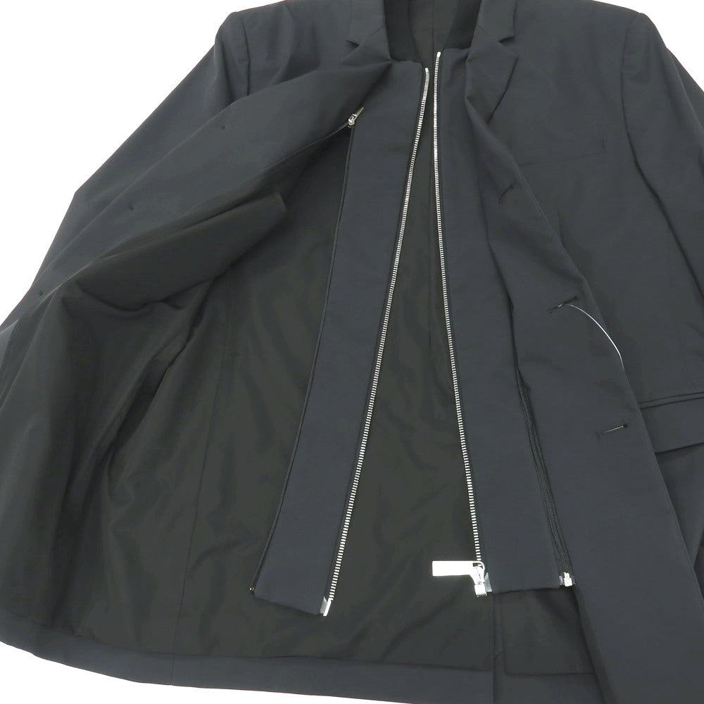 【中古】ディオールオム Dior Homme ナイロン 3B カジュアルジャケット チャコールグレー【サイズ48】【 状態ランクB 】【 メンズ 】