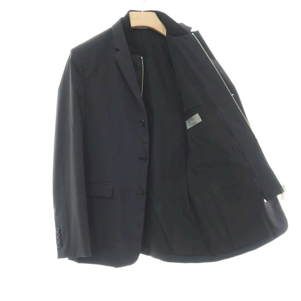 【中古】ディオールオム Dior Homme ナイロン 3B カジュアルジャケット チャコールグレー【サイズ48】【 状態ランクB 】【 メンズ 】