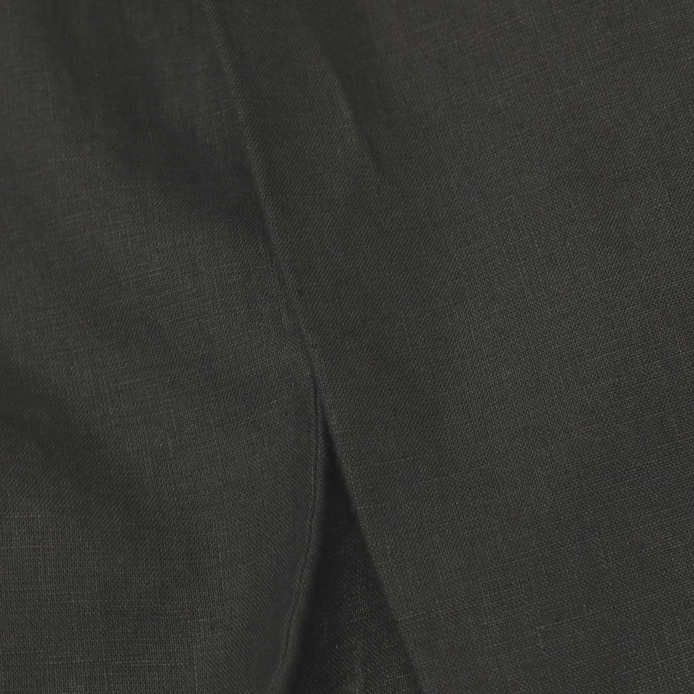 【中古】ディオールオム Dior Homme リネン ボタンレス カジュアルジャケット ブラック【サイズ46】【 状態ランクB 】【 メンズ 】