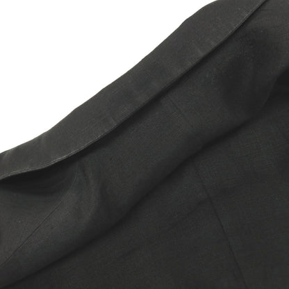 【中古】ディオールオム Dior Homme リネン ボタンレス カジュアルジャケット ブラック【サイズ46】【 状態ランクB 】【 メンズ 】