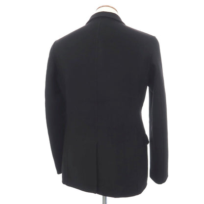 【中古】ジルサンダー JIL SANDER ウールカシミヤ 2B カジュアルジャケット ブラック【サイズ48】【 状態ランクC 】【 メンズ 】