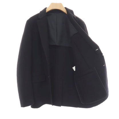 【中古】ジルサンダー JIL SANDER ウールカシミヤ 2B カジュアルジャケット ブラック【サイズ48】【 状態ランクC 】【 メンズ 】