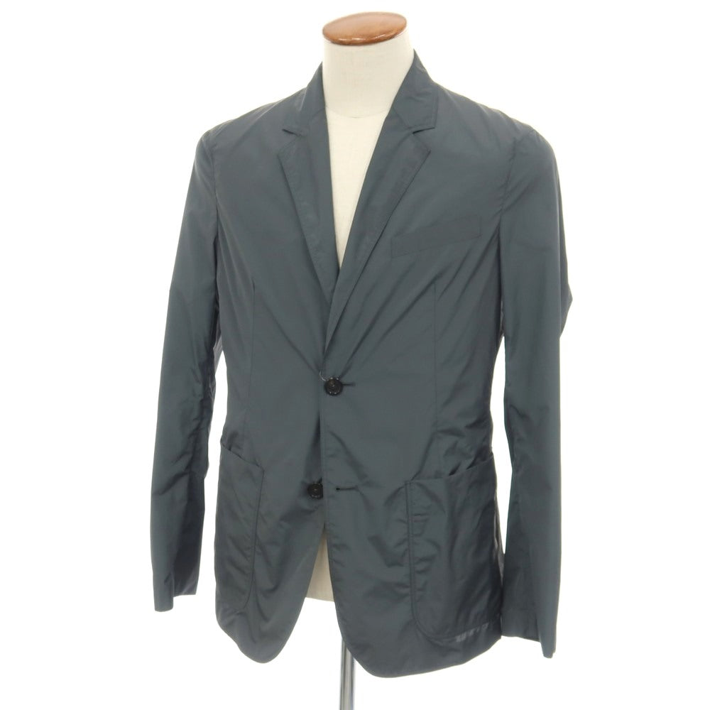 【中古】ジルサンダー JIL SANDER ポリエステル 2B カジュアルジャケット ブルーグレー【サイズ48】【 状態ランクC 】【 メンズ 】