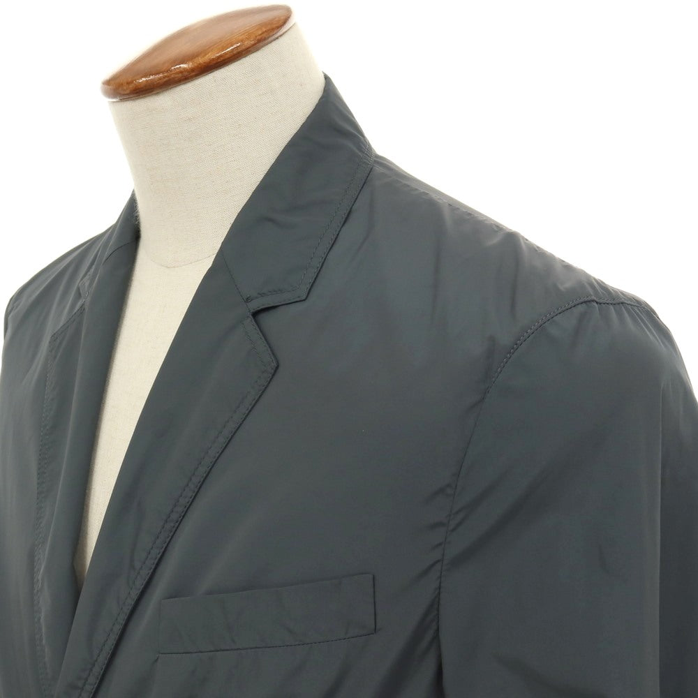【中古】ジルサンダー JIL SANDER ポリエステル 2B カジュアルジャケット ブルーグレー【サイズ48】【 状態ランクC 】【 メンズ 】