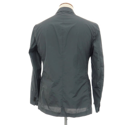 【中古】ジルサンダー JIL SANDER ポリエステル 2B カジュアルジャケット ブルーグレー【サイズ48】【 状態ランクC 】【 メンズ 】
