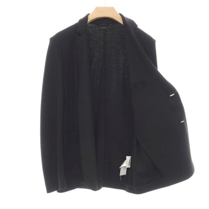 【中古】ジルサンダー JIL SANDER ウール ジャージー 2B カジュアルジャケット ブラック【サイズS】【 状態ランクB 】【 メンズ 】
