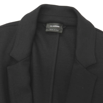 【中古】ジルサンダー JIL SANDER ウール ジャージー 2B カジュアルジャケット ブラック【サイズS】【 状態ランクB 】【 メンズ 】