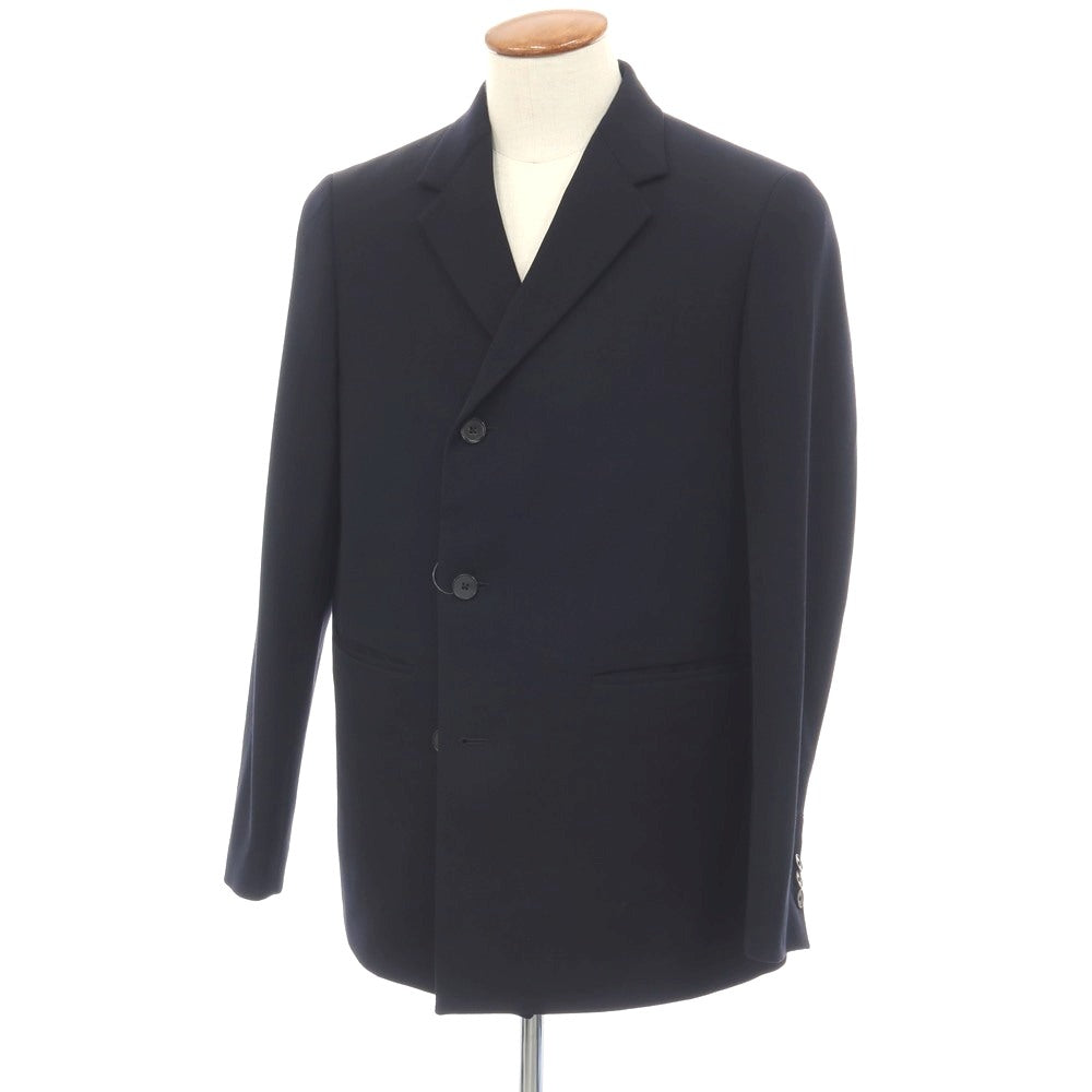 【中古】ジルサンダー JIL SANDER ウール カジュアルジャケット ダークネイビー【サイズ48】【 状態ランクB 】【 メンズ 】