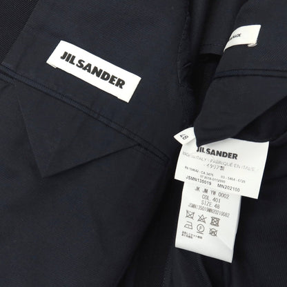 【中古】ジルサンダー JIL SANDER ウール カジュアルジャケット ダークネイビー【サイズ48】【 状態ランクB 】【 メンズ 】