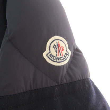 【中古】モンクレール MONCLER DIMIER ナイロン×ウール 切替 ダウンジャケット ネイビー【サイズ2】【 状態ランクC 】【 メンズ 】
