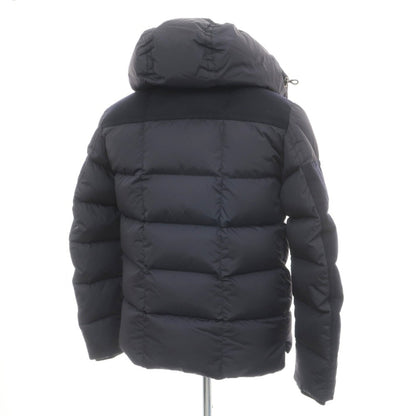 【中古】モンクレール MONCLER DIMIER ナイロン×ウール 切替 ダウンジャケット ネイビー【サイズ2】【 状態ランクC 】【 メンズ 】