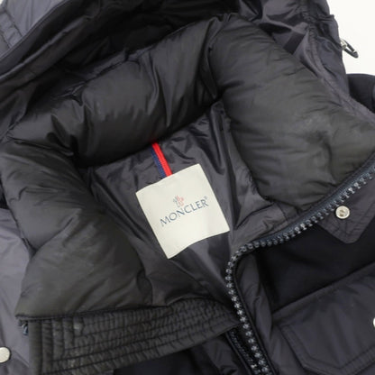 【中古】モンクレール MONCLER DIMIER ナイロン×ウール 切替 ダウンジャケット ネイビー【サイズ2】【 状態ランクC 】【 メンズ 】