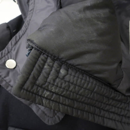 【中古】モンクレール MONCLER DIMIER ナイロン×ウール 切替 ダウンジャケット ネイビー【サイズ2】【 状態ランクC 】【 メンズ 】