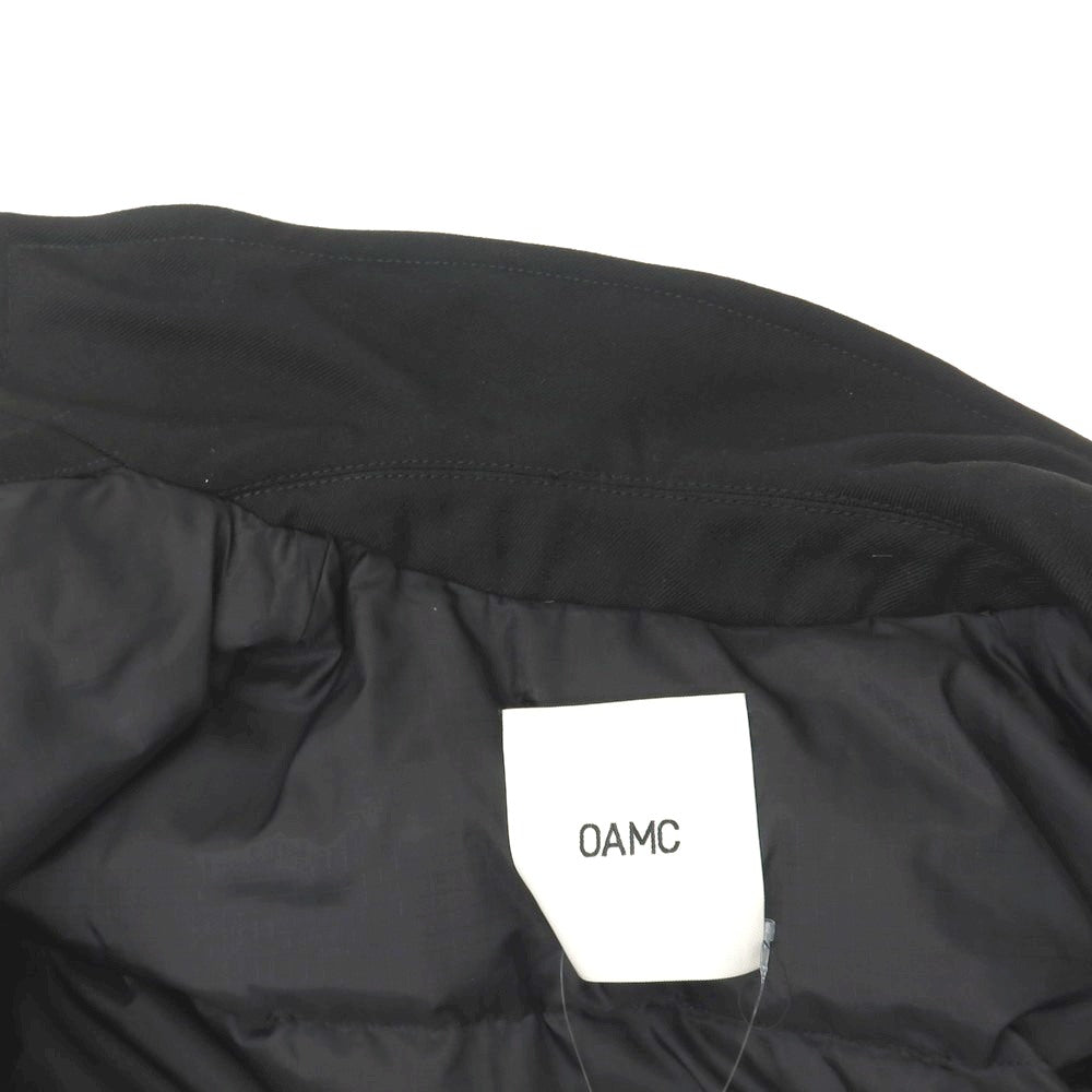 【中古】オーエーエムシー OAMC ウール コーチジャケット型 ダウンジャケット ブラック【サイズM】【 状態ランクC 】【 メンズ 】