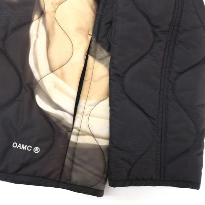 【中古】オーエーエムシー OAMC × LE LOUVRE OMBRES LINER キルティングジャケット 中綿ブルゾン ブラック【サイズM】【 状態ランクB 】【 メンズ 】