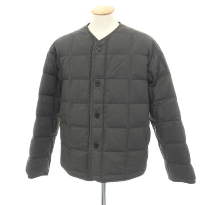 【中古】ジルサンダープラス Jil Sander+ リップストップナイロン キルティング ダウンジャケット グレーグリーン【サイズ44】【 状態ランクC 】【 メンズ 】