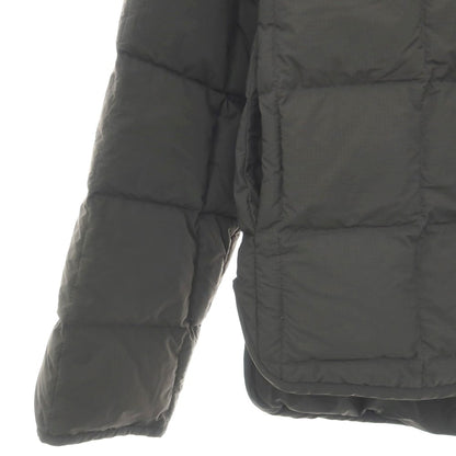 【中古】ジルサンダープラス Jil Sander+ リップストップナイロン キルティング ダウンジャケット グレーグリーン【サイズ44】【 状態ランクC 】【 メンズ 】