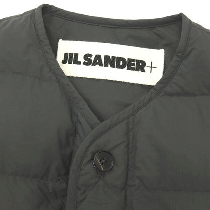 【中古】ジルサンダープラス Jil Sander+ リップストップナイロン キルティング ダウンジャケット グレーグリーン【サイズ44】【 状態ランクC 】【 メンズ 】
